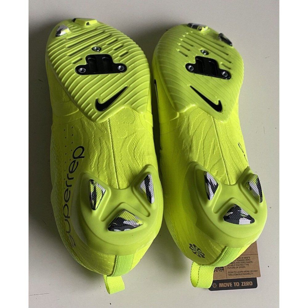 Nike Superrep Cycle 2 NN Men's Size 9 Volt Black-White DH3396-700 NEW - Picture 12 of 15